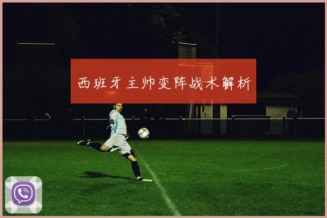 西班牙主帅变阵战术解析